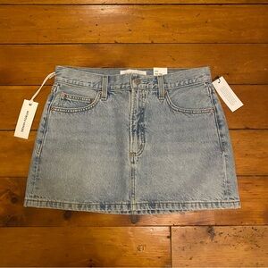 Denim Forum Light Blue Mini Skirt